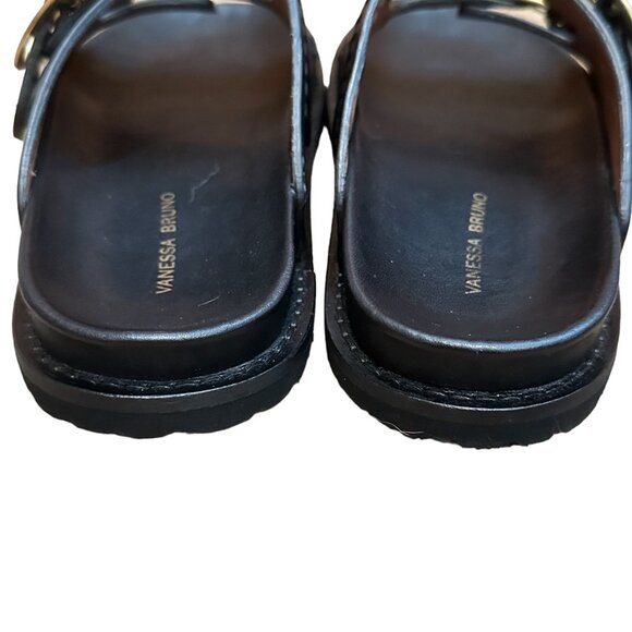 Vanessa Bruno Fussbett Sandals, Black, Size 39 - Picture 8 of 12